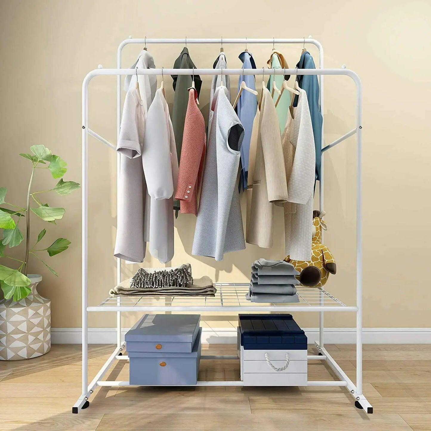 Double Rail Clothes Rack