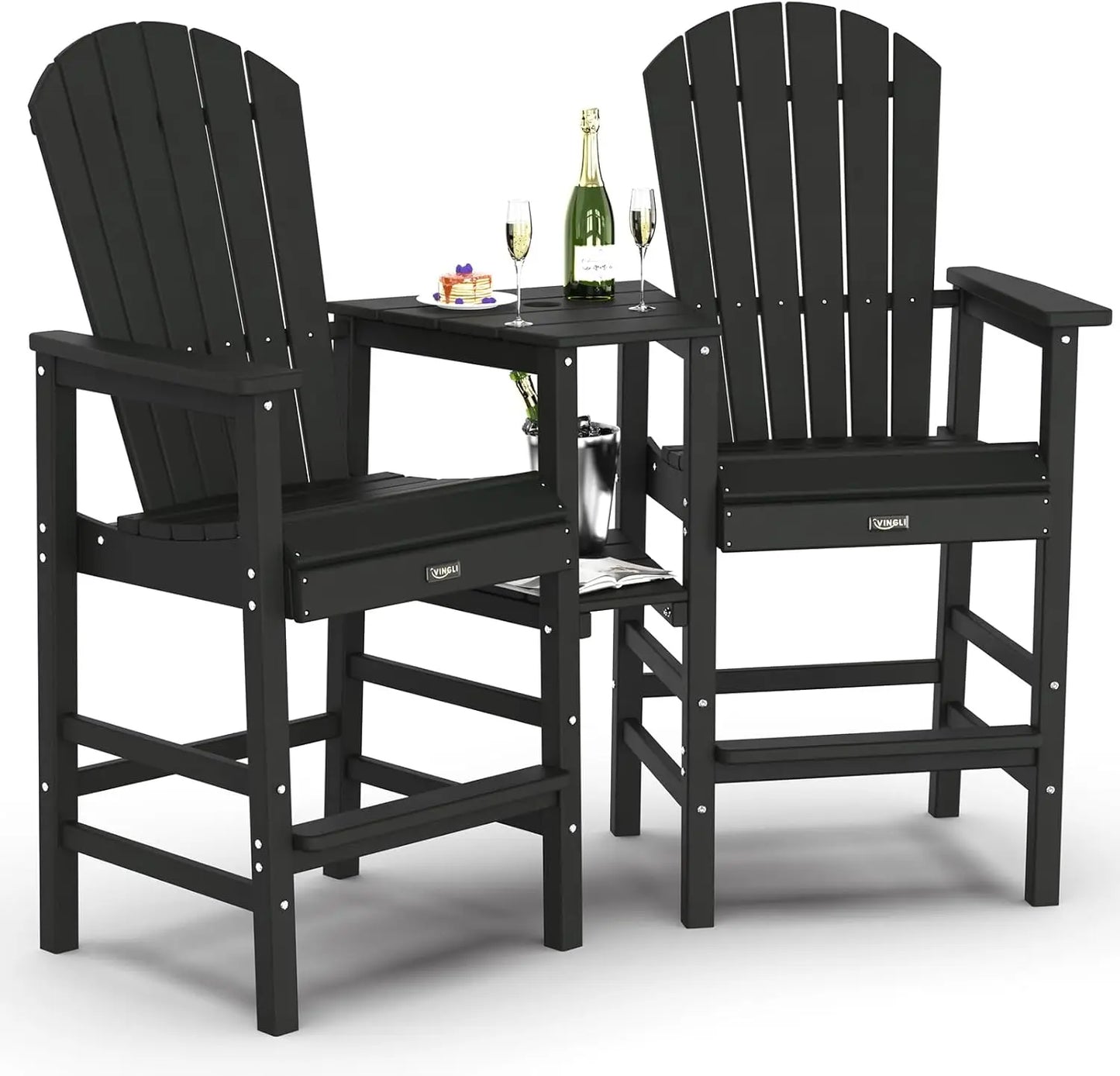 Tall Adirondack Balcony Chairs