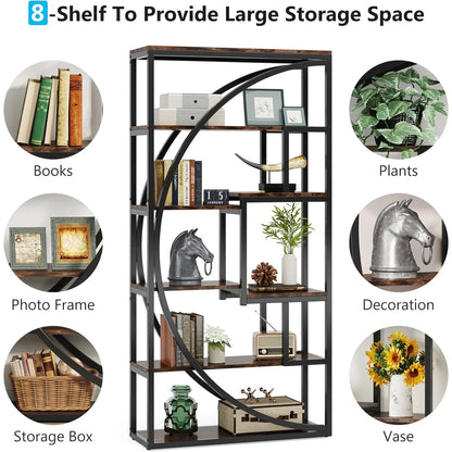 Industrial Etagere Bookcase