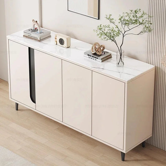 Nordic Dresser Cabinet – Minimalist Aesthetic with Hidden Storage for Living Room and Bedroom