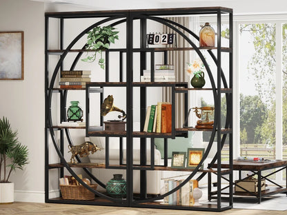 Industrial Etagere Bookcase