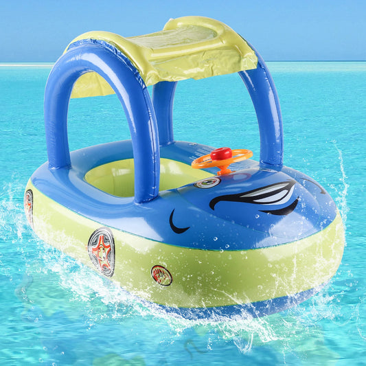Car-shaped swimming floats for children