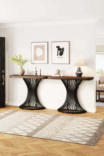 Geometric Console Table