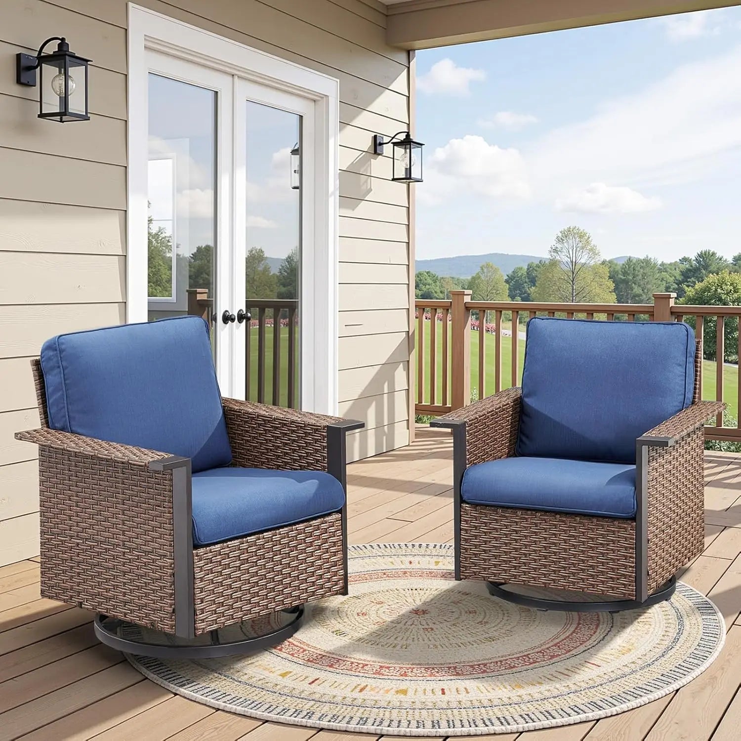 5-Piece Outdoor Wicker Set