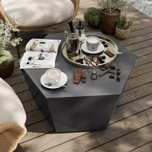 Hexagon Concrete Coffee Table