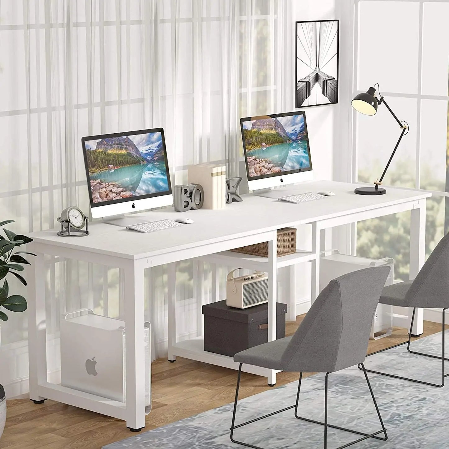 Dual Workstation Desk