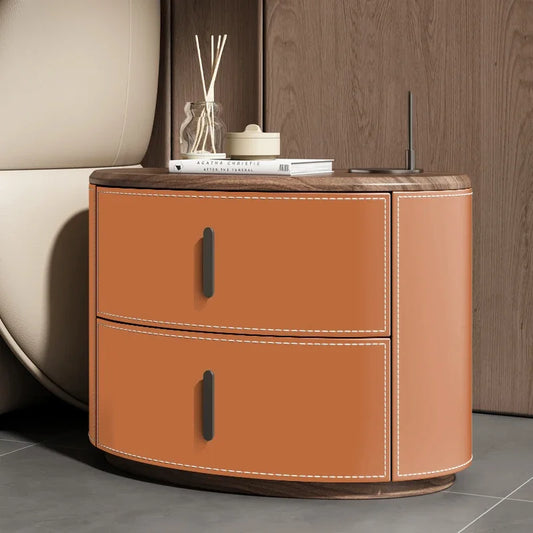 Simple Aesthetic Bedside Table Unique Style Italian Nordic Elegant Nightstands