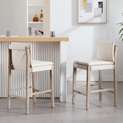 Farmhouse Linen Bar Stools