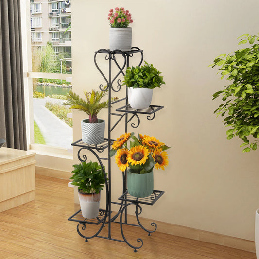 5-Tier Metal Plant Stand