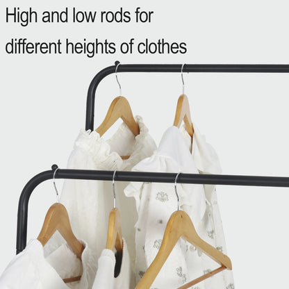 Heavy Metal Double Clothes Rail Rack