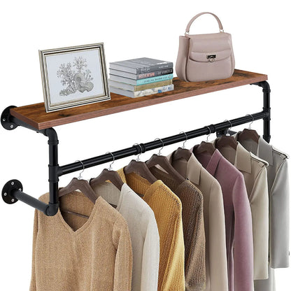 Industrial Pipe Clothes Rack