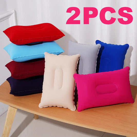2 pieces of inflatable square pillow