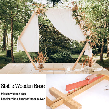 Rustic Wooden Wedding Arch