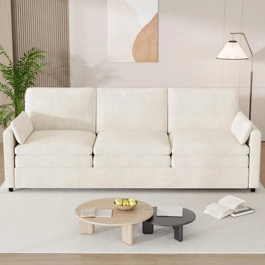 Chenille 3-Seater Sofa