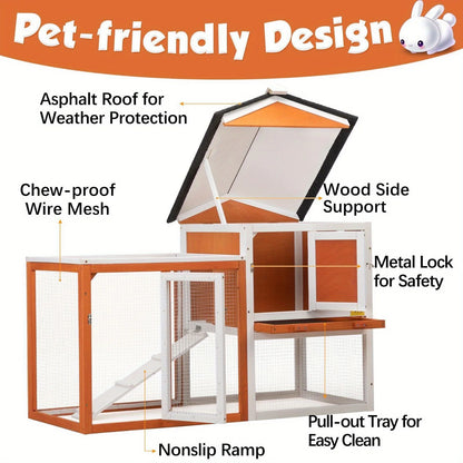 Wooden Rabbit Hutch