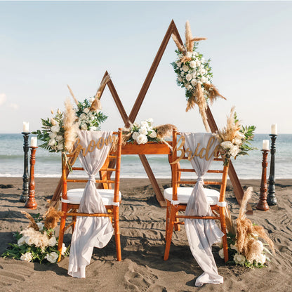 2-Pack Wooden Triangle Arch