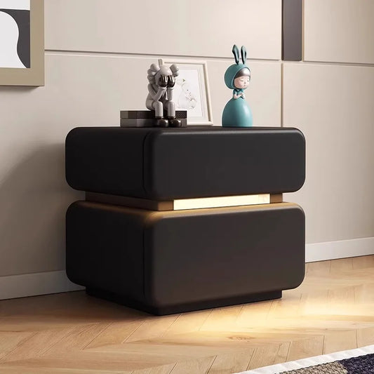 Luxury Italian Nightstand with Drawer