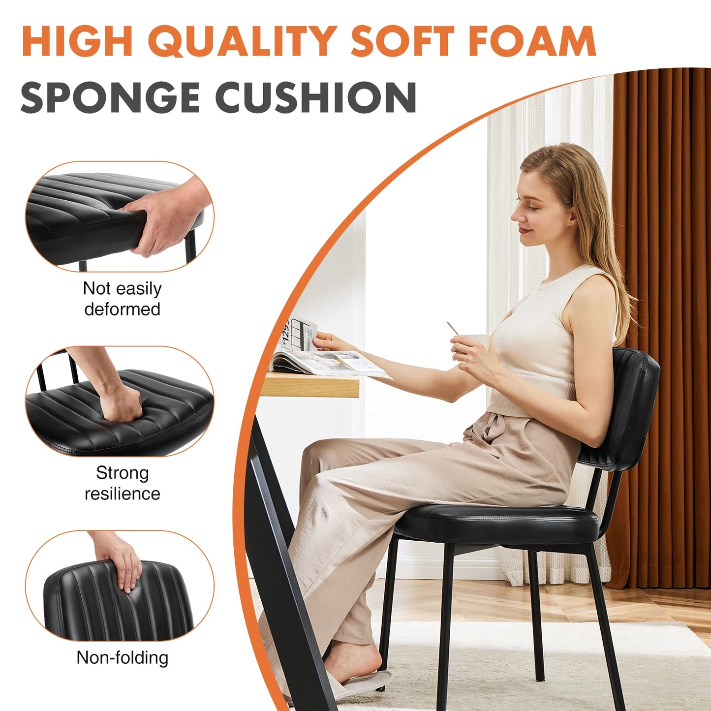 PU Leather Dining Chairs