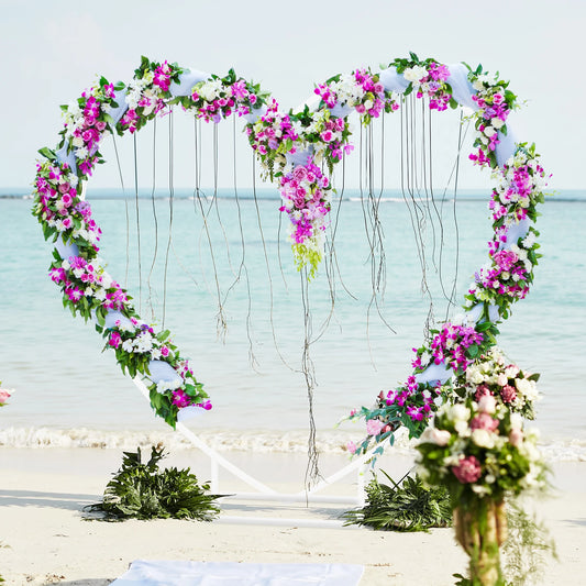 Heart Metal Wedding Arch Frame