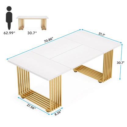 Gold-Leg Work Desk