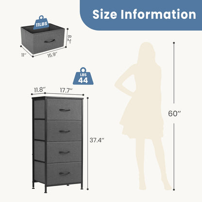 4-Drawer Bedroom Dresser