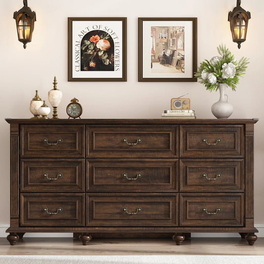 9-drawer bedroom dresser
