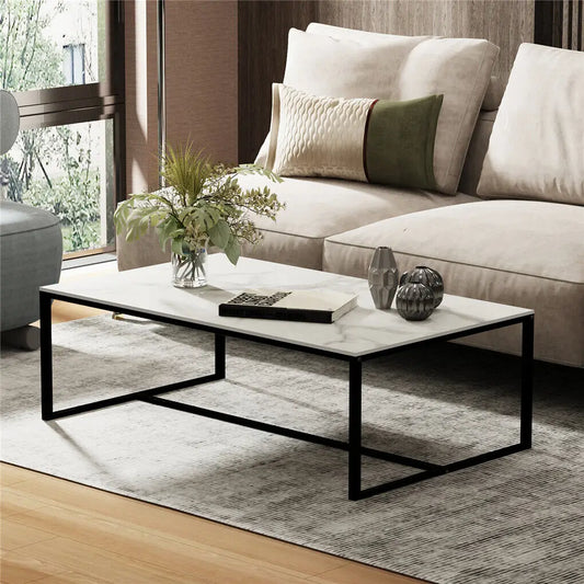 Rectangle Marble Coffee Table