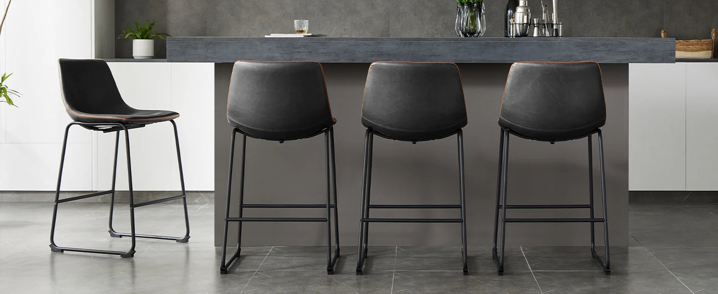 PU Leather Bar Stools