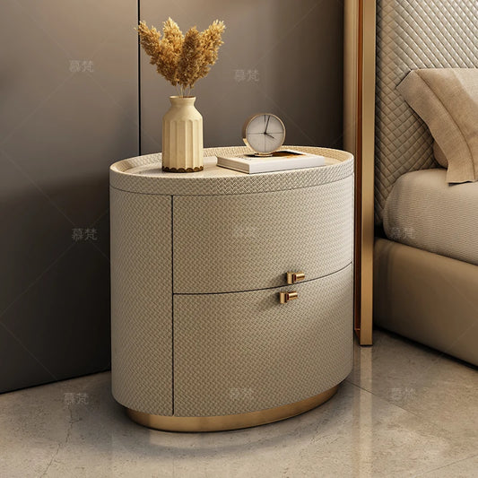 Luxury Storage Nightstand Minimalist Drawer